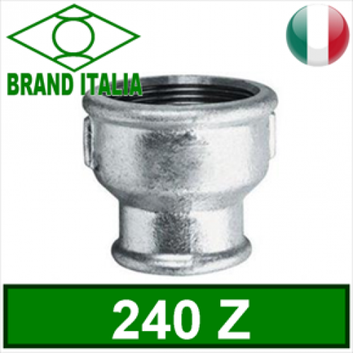 Manicotto ridotto FF zincato