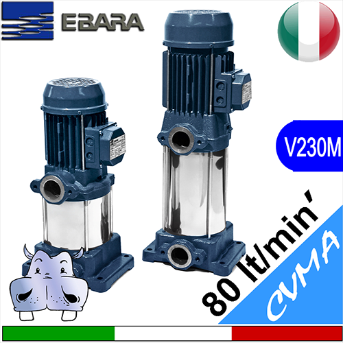 Elettropompe Multistadio Verticali Silenziose Ebara CVMA 