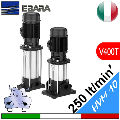 Elettropompe Multistadio Verticali Silenziose Ebara HVM 10 Trifase