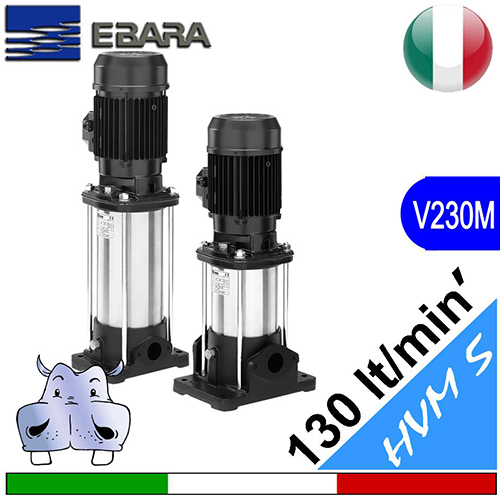 Elettropompe Multistadio Verticali Silenziose Ebara HVM 5 Monofase