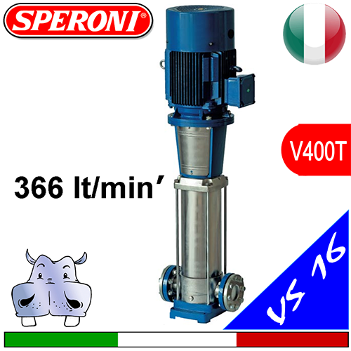 Elettropompe Multistadio Verticali Silenziose Speroni VS 16 Trifase