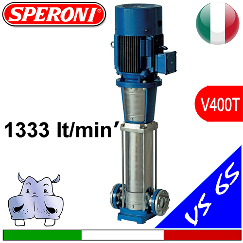 Elettropompe Multistadio Verticali Silenziose Speroni VS 65 Trifase