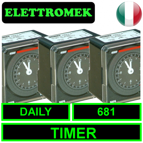 Kit 3 Timer 72x72 per art.681