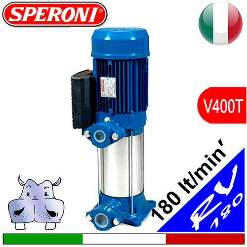 Elettropompe Multistadio Verticali Silenziose Speroni RV 180 Trifase