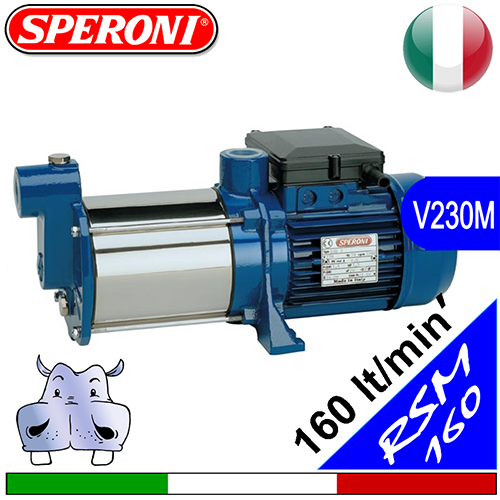 Elettropompa Multistadio Silenziosa Speroni RSM 160 Monofase