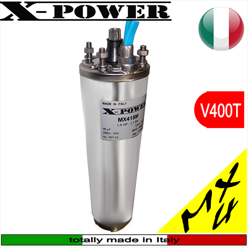 X-POWER - Motori sommersi MX W4 V400T trifase Watercooled in bagno acqua 2
