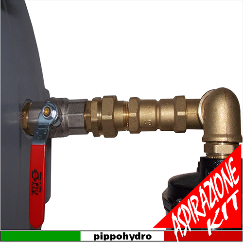 Pippohydro - kit aspirazione per elettropompe aspirazione da serbatoio