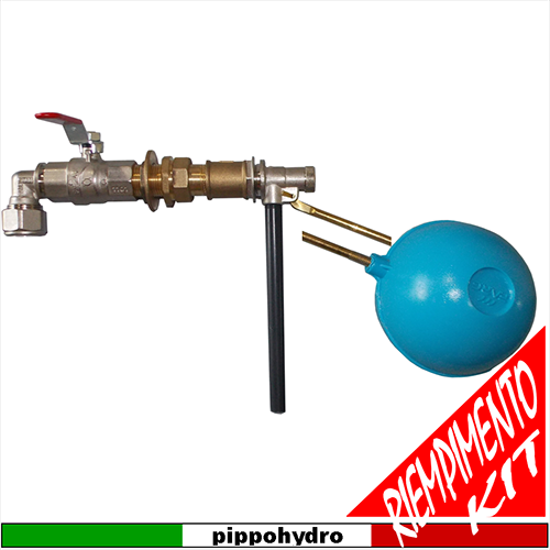 Pippohydro - kit gruppo di riempimento serbatoio completo di galleggiante