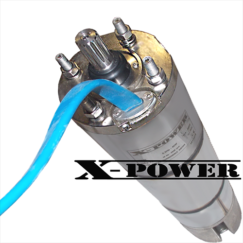 X-POWER Motori sommersi 6C - Versione Heavy trifase Watercooled in bagno acqua, compatibili a inverter TT 3
