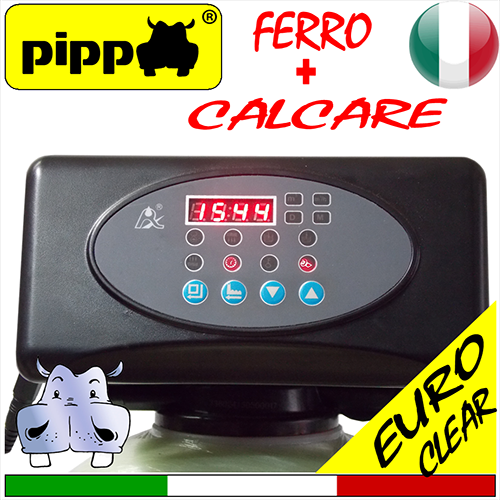 Abbattitore residenziale per acqua con valvola EUROCLEAR ADVANCE rimozione calcare, ferro, manganese ecc. 6