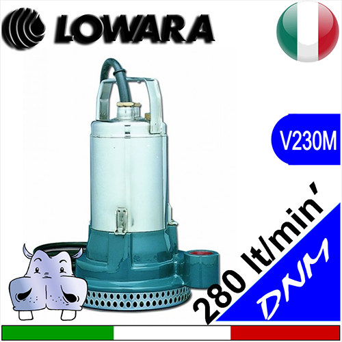 Lowara pompa Sommersa DNM manuale senza galleggiante elettrico