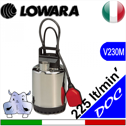 Lowara pompa Sommersa DOC automatica completa di galleggiante elettrico