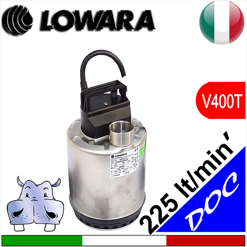 Lowara pompa Sommersa DOC alimentazione trifase