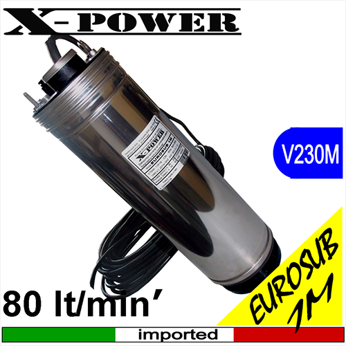 Pippo - Elettropompa Sommersa monoblocco schermata X-power Eurosub 1M