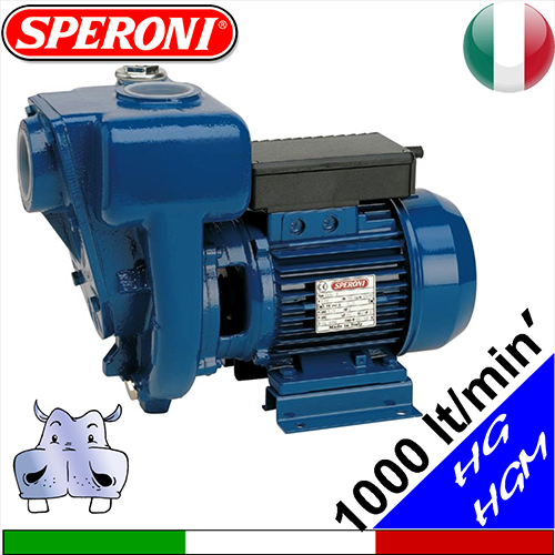 Elettropompa autoadescante monoblocco Speroni per acque sporche HG80  modello da 2,2Kw