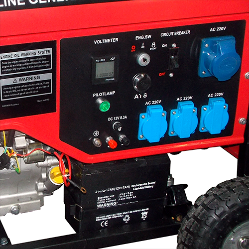 KS3000E Generatore Di Emergenza Generatore Di Corrente 7CV Benzina 3KW 2x 230V - Foto 12