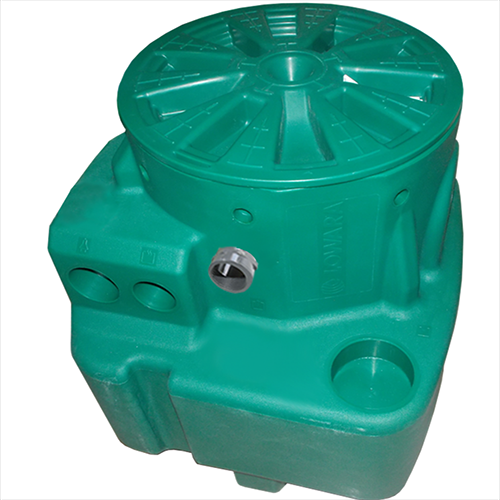 Lowara - Stazione di sollevamento SINGLEBOX PLUS - KIT per acque nere completa di kit raccordi - predisposta per una pompa sommersa 2