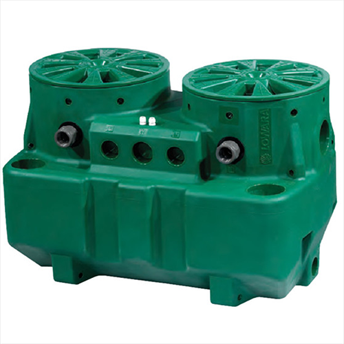 Lowara - Stazione di sollevamento DOUBLEBOX PLUS - KIT per acque nere completa di kit raccordi - predisposta per due pompe sommerse 2