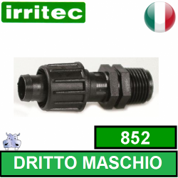 Raccordo Dritto Maschio Irritec Art.852