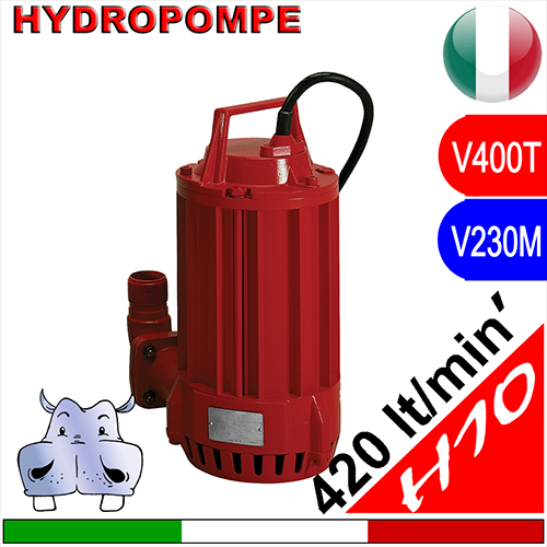 Hydropompe Sommersa per drenaggio H10M-T 