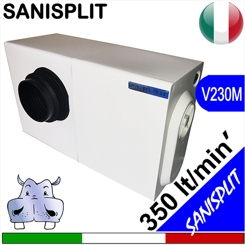 Splitsystem Stazioni di sollevamento trituratrici SANISPLIT per acque grigie da servizi e nere scarichi da WC