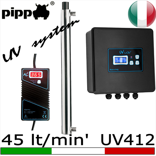 Debatterizzatori acqua potabile raggi UV - serie 412