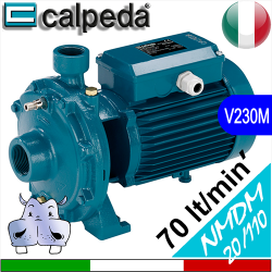 Elettropompe Bigiranti Calpeda NMDM20-110-AA Alimentazione elettrica monofase 230Vac