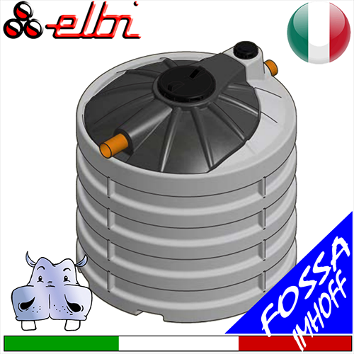 Elbi Fosse Imhoff in polietilene per il trattamento primario delle acque nere civili