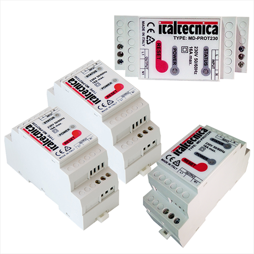 MD-PROT230- MODULO PROTEZIONE DA SBALZI DI TENSIONE 230VAC 2