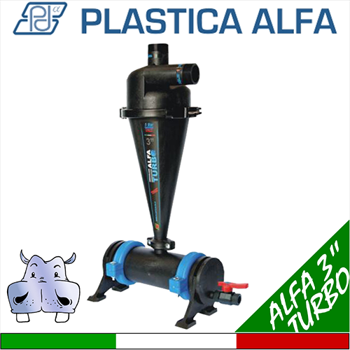 Separatore di sabbia Idrociclone Alfa Turbo BSP(GAS)3