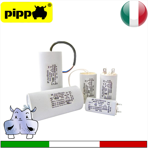 Condensatore con cavo