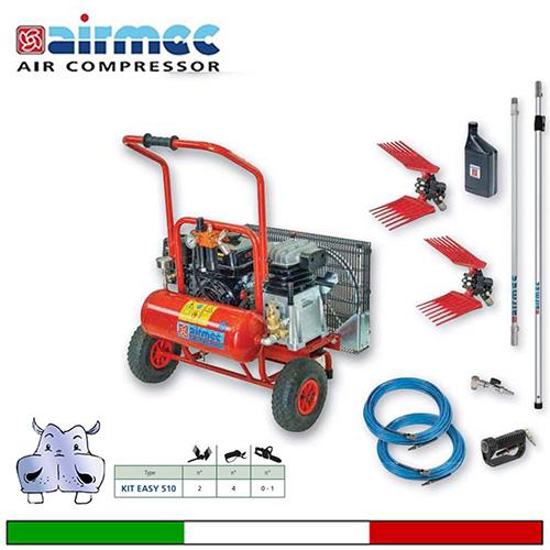 Kit Airmec Easy 510 10LT - Motocompressore completo di due abbacchiatori