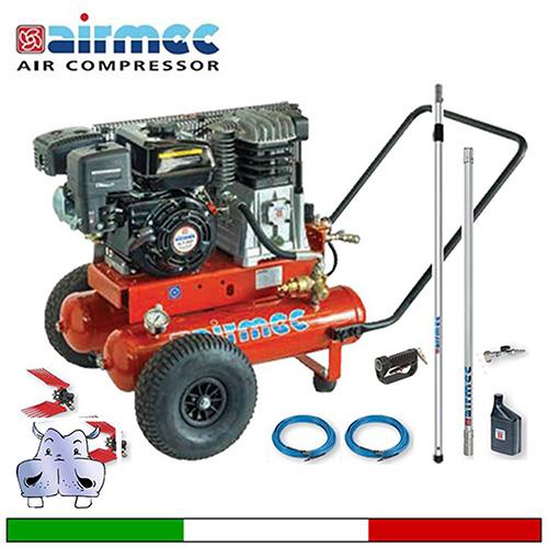Kit Airmec PROFI 510 11LT+11LT - Motocompressore completo di 2 abbacchiatori