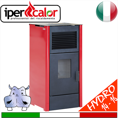 Stufe Pellet Hydro 14iB - 16iB - potenza da 14 kw a 16Kw