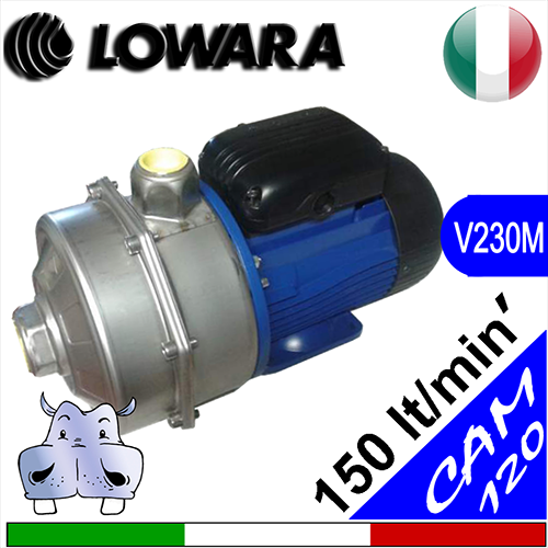 Lowara Elettropompe Bigiranti inox CAM120-33 CAM120-45 CAM120-55
