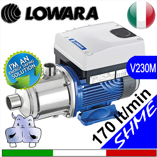 Elettropompa multistadio silenziosa Lowara E-5HM(E), con girante in acciaio inox aisi 304