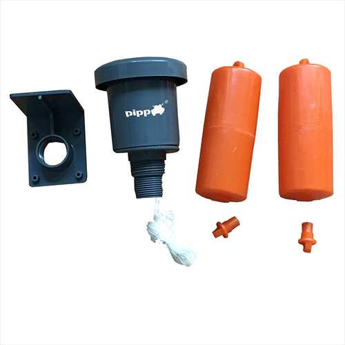 Pippo - Galleggiante elettrico millimetrico con contrappeso Vertical Float Orange ad azionamento verticale 3
