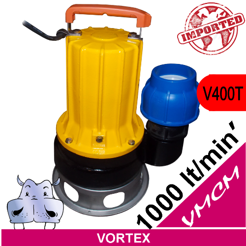 Vortex Sommersa per fognature VMCM 30 Trifase (V400T)