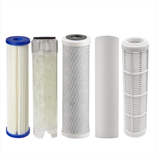 Cartucce di ricambio ai carboni attivi per contenitori filtro acqua serie MIDI 10 3