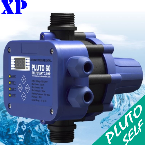 Regolatore di pressione Presscontrol pretarato con autoapprendimento della ripartenza - applicabile a pompe max 3,0Hp - completo di cavi elettrici cablati 2