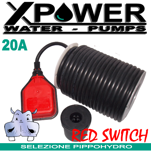 Galleggiante elettrico RED SWITCH 3Hp 20 ampere 2