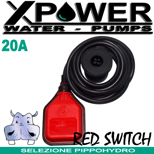 Galleggiante elettrico RED SWITCH 3Hp 20 ampere 3