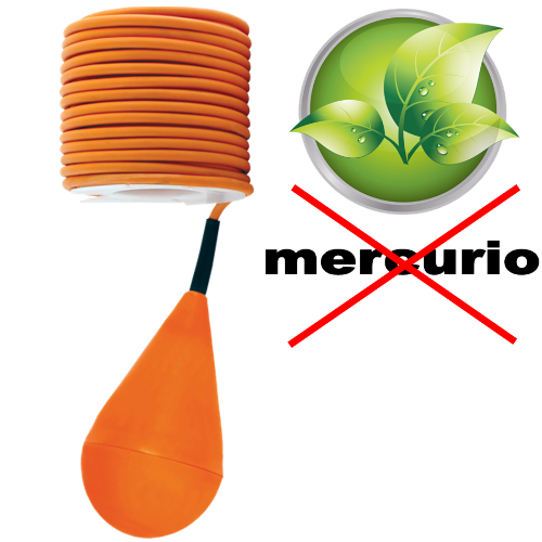 Galleggiante a pera elettrico multicontact per fognature e acque chiare sewage orange 5