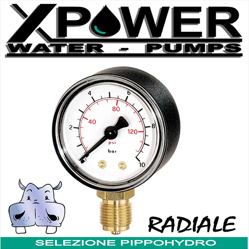 X-POWER manometro a secco