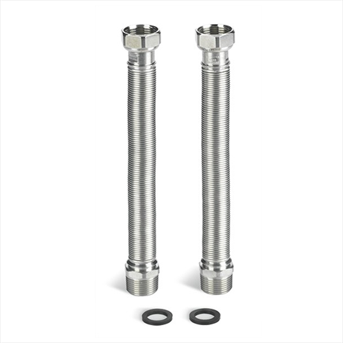 TUBO GAS FLESSIBILE IN ACCIAIO INOX CON GUAINA MF - CM.150