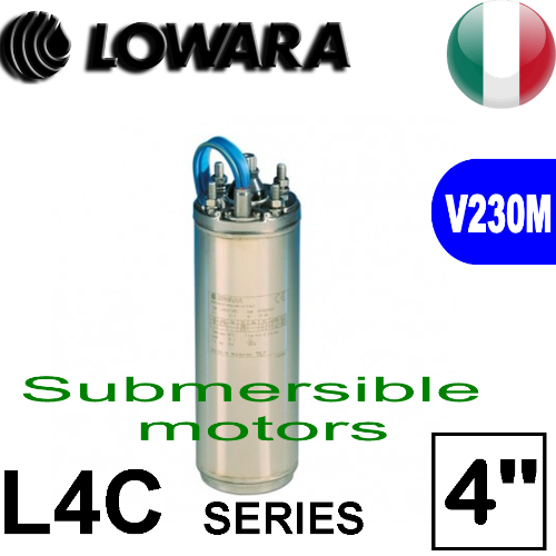 Lowara motori sommersi in bagno acqua watercooled L4C V220M 3