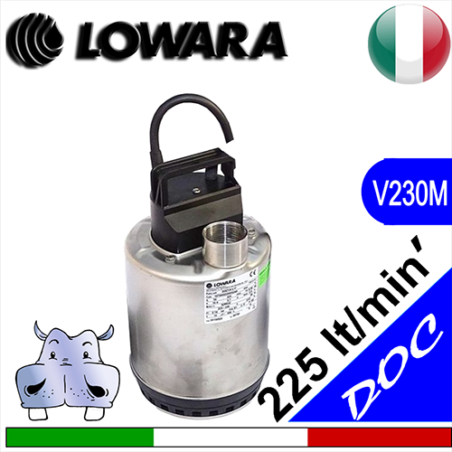 Lowara pompa Sommersa DOC SG monofase senza galleggiante