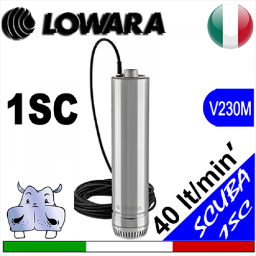 Lowara - Sommersa monoblocco 1SC SG - versione monofase senza galleggiante