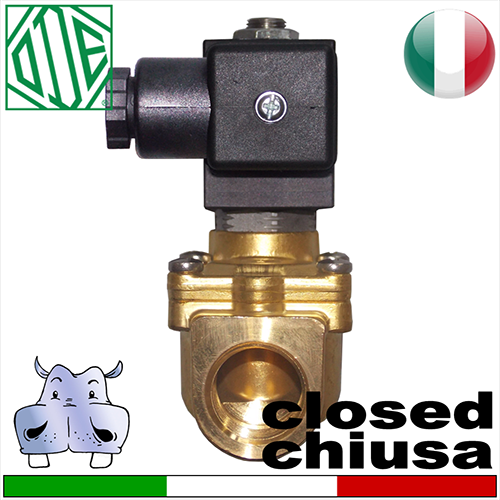 Elettrovalvola 1/2 G, Elettrovalvola In Ottone 12V Interruttore Ingresso Acqua Normalmente Chiuso Con Filtro 57732652