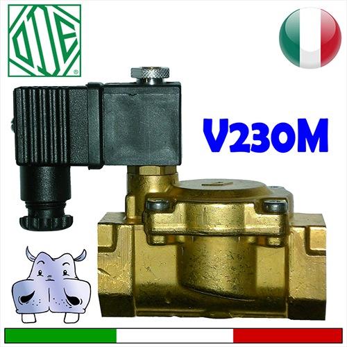 Elettrovalvole per acqua aria gasolio EV versione NC normalmente chiusa NO normalmente aperta alimentazione 220Vac